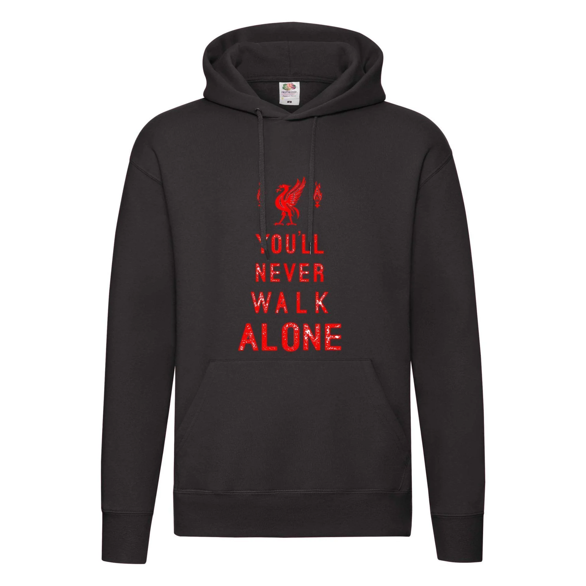 Φωτογραφία προϊόντος: Φούτερ με κουκούλα Liverpool You will never walk alone no20 Fruit of the loom 70% βαμβάκι