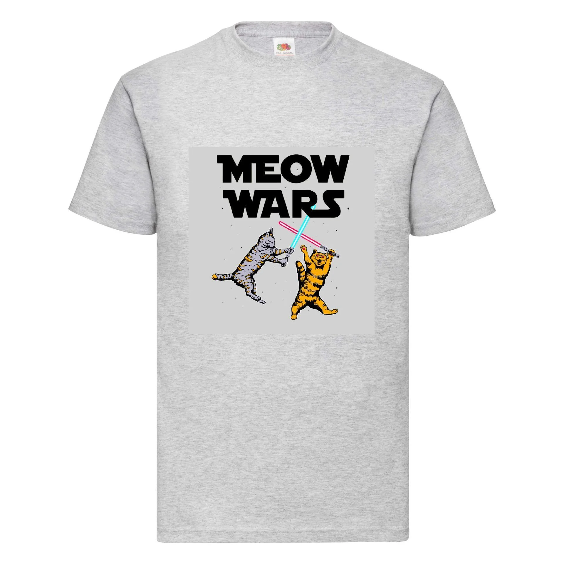 Φωτογραφία προϊόντος: Μπλούζα Tshirt Star Wars Meow Wars Cats no1 Original Fruit of the loom 100% βαμβάκι με γάτες