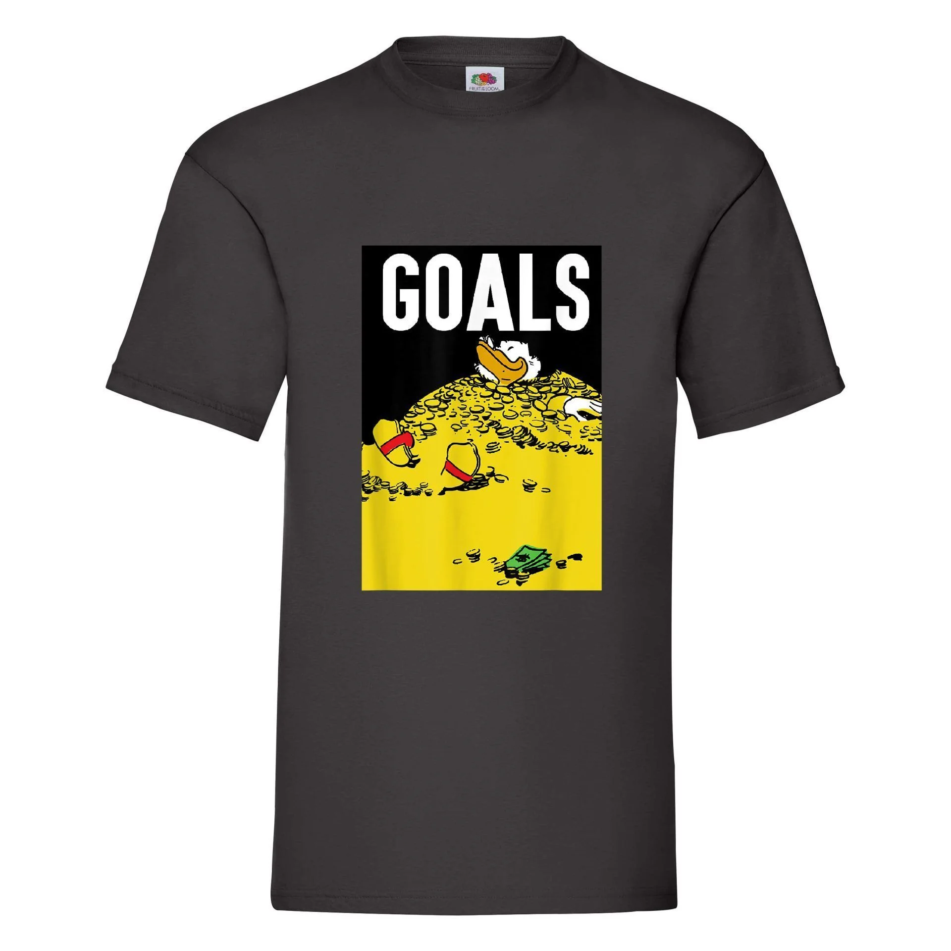 Φωτογραφία προϊόντος: Μπλούζα Tshirt Scrooge Mc Duck no2 Original Fruit of the loom 100% βαμβάκι Money goals χιουμοριστική