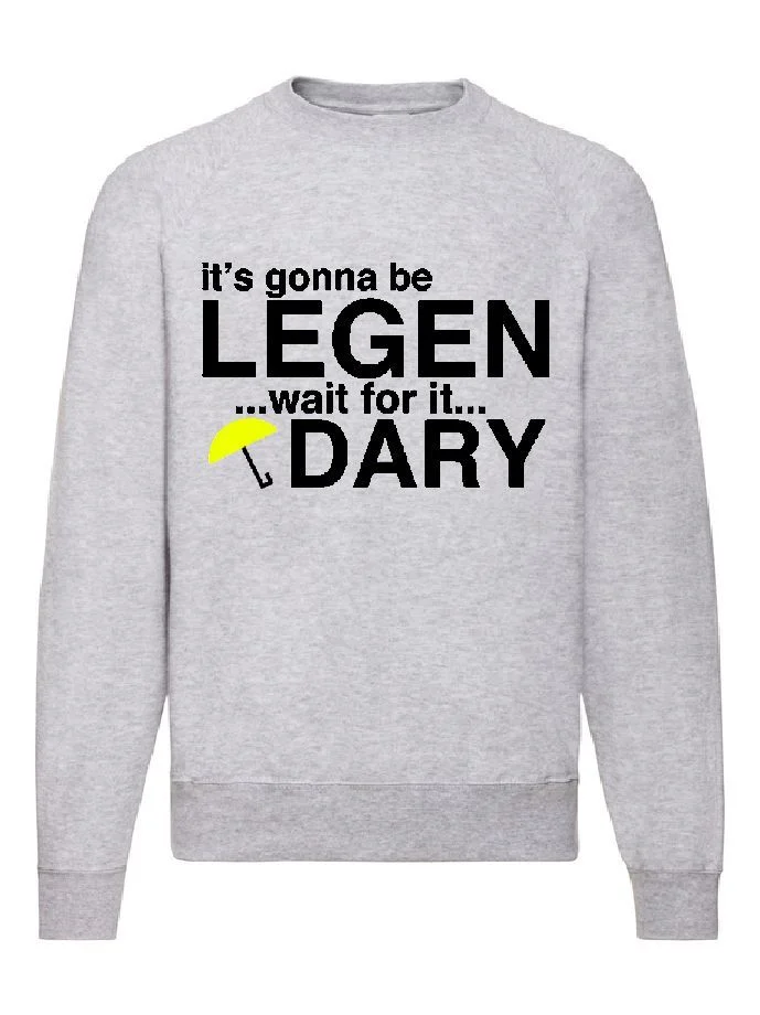Φωτογραφία προϊόντος: Φούτερ Sweatshirt How i met your mother Fruit of the loom 80% βαμβάκι it s gonna be legendary