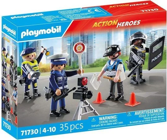 Φωτογραφία προϊόντος: Playmobil Action Heroes Σετ Φιγούρες Αστυνομίας για 4-10 ετών