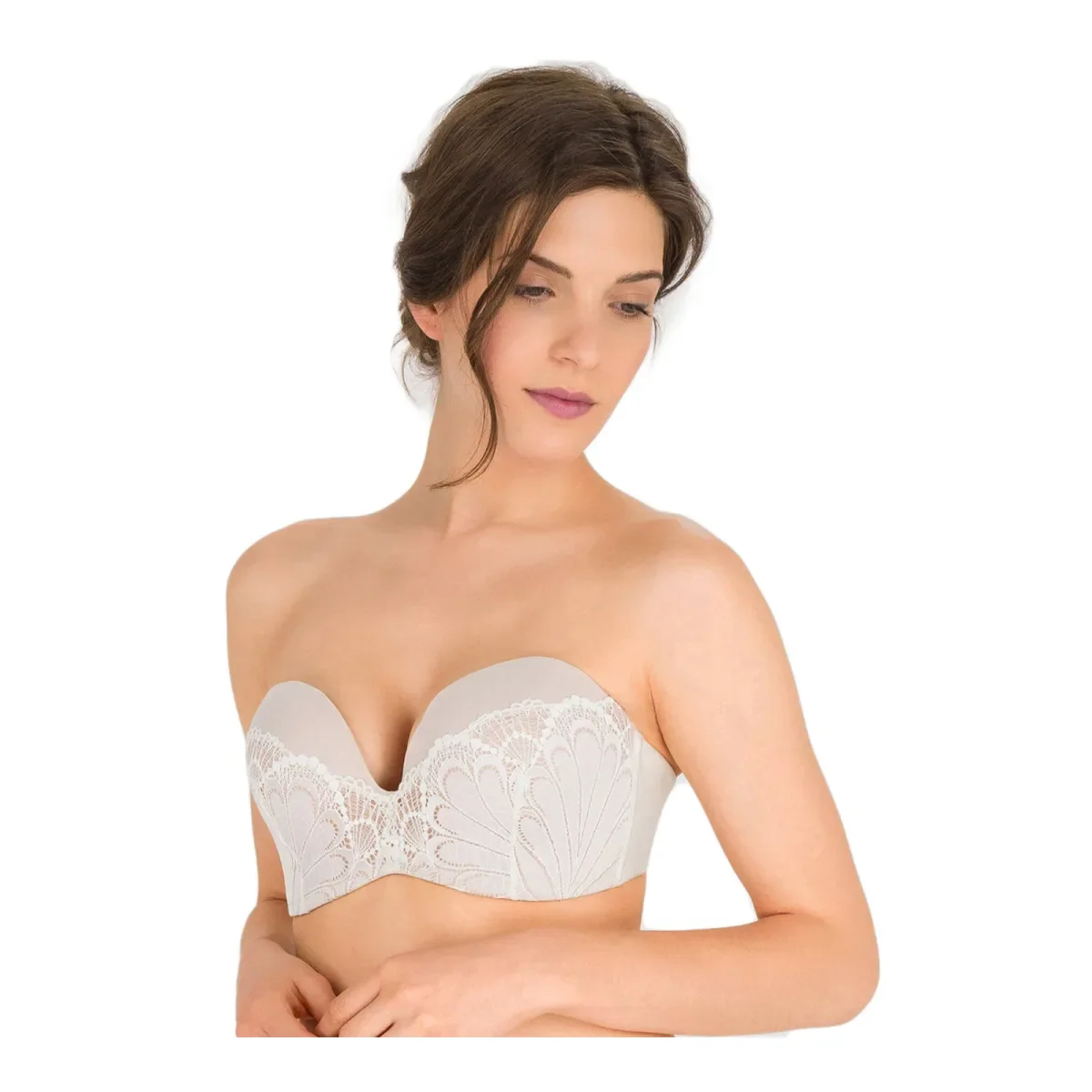 Φωτογραφία προϊόντος: Wonderbra Γυναικείο Σουτιέν Ultimate Strapless Δαντέλα, Χρώμα Ιβουάρ