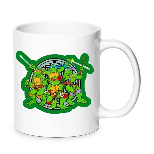 Φωτογραφία προϊόντος: Ninja Turtles mug Τα Χελωνονιντζάκια κούπα no2 Κεραμική 330ml
