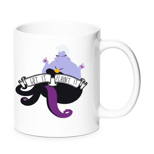 Φωτογραφία προϊόντος: Ursula Villains from The Mermaid mug Ούρσουλα Η μικρή γοργόνα κούπα No4 Κεραμική 330ml