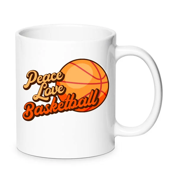 Φωτογραφία προϊόντος: Basketball love mug Μπάσκετ κούπα no6 κεραμική 330ml