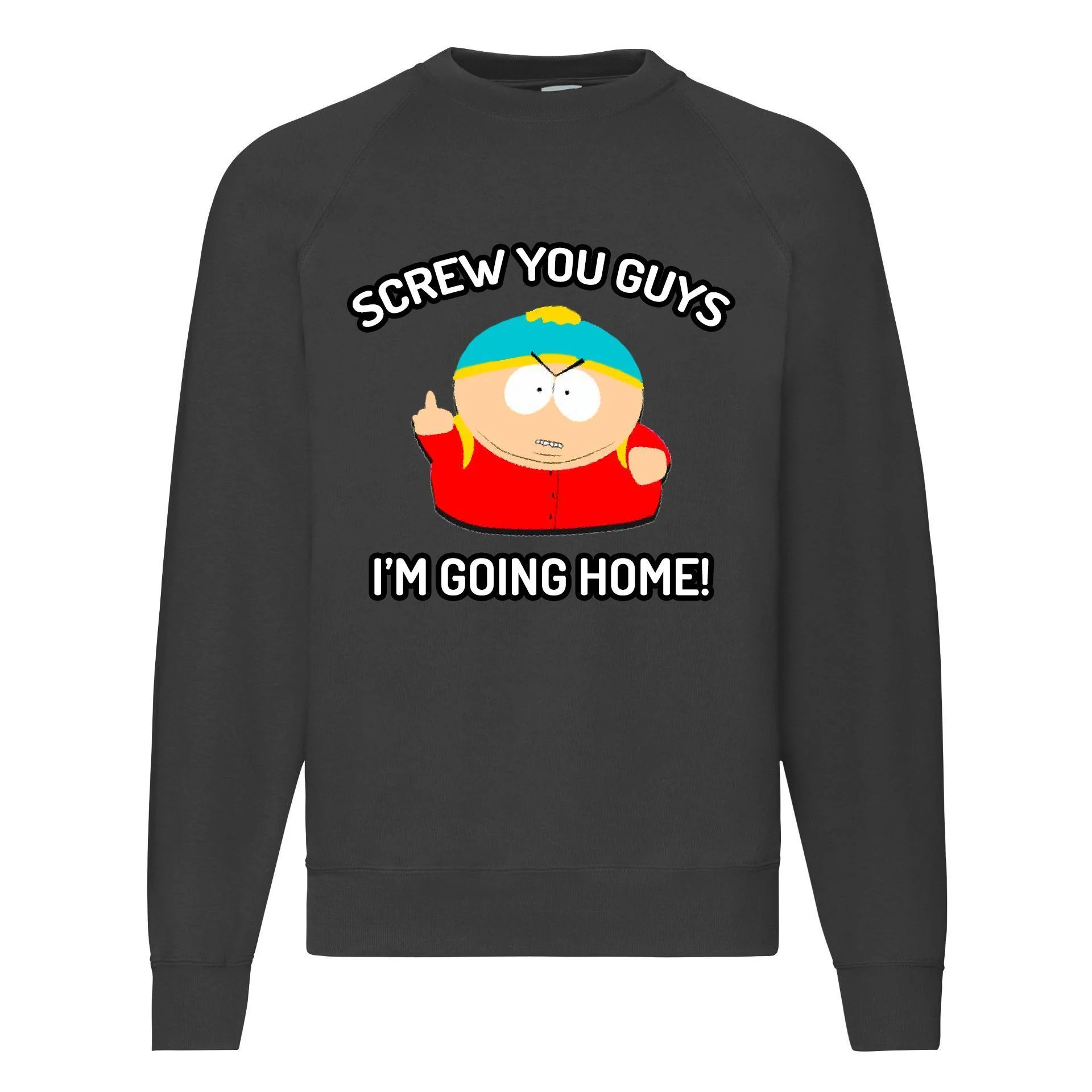 Φωτογραφία προϊόντος: Φούτερ Sweatshirt South park screw you guys i am going home no1 Fruit of the loom 80% βαμβάκι