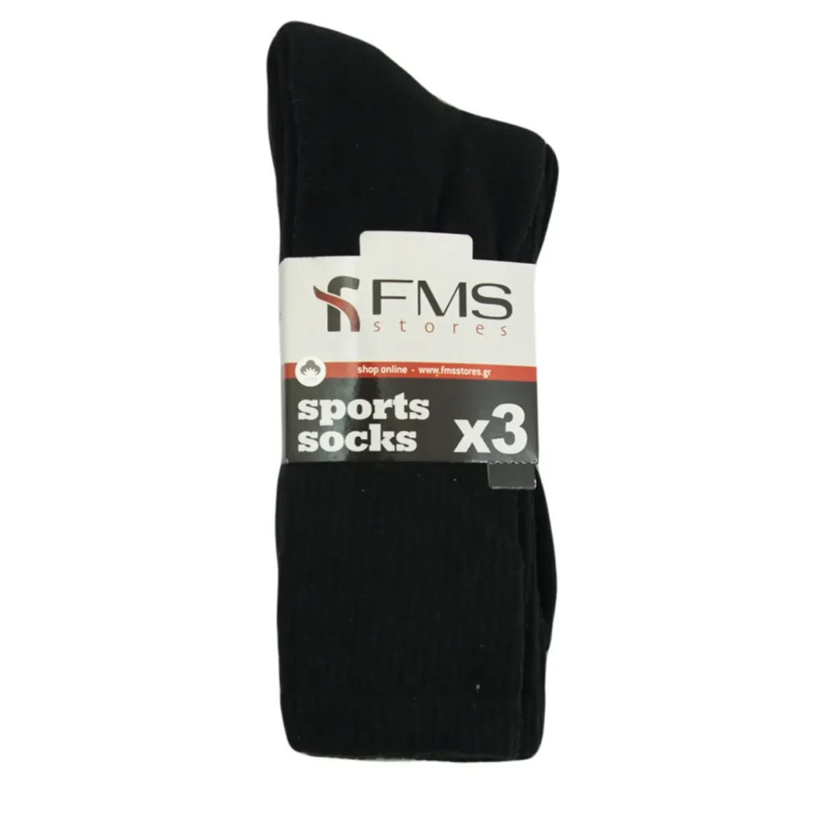Φωτογραφία προϊόντος: FMS Unisex Κάλτσες Sports - Τριπλό Πακέτο, Χρώμα Μαύρο/Μαύρο/Μαύρο