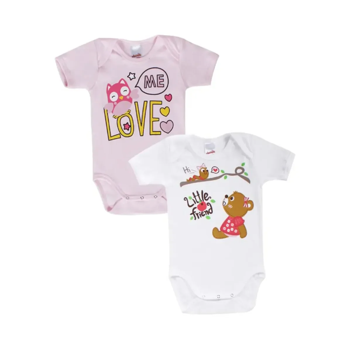 Φωτογραφία προϊόντος: Minerva Φορμάκι Baby Κμ Κορίτσι Love - Διπλό Πακέτο, Χρώμα Εκρού