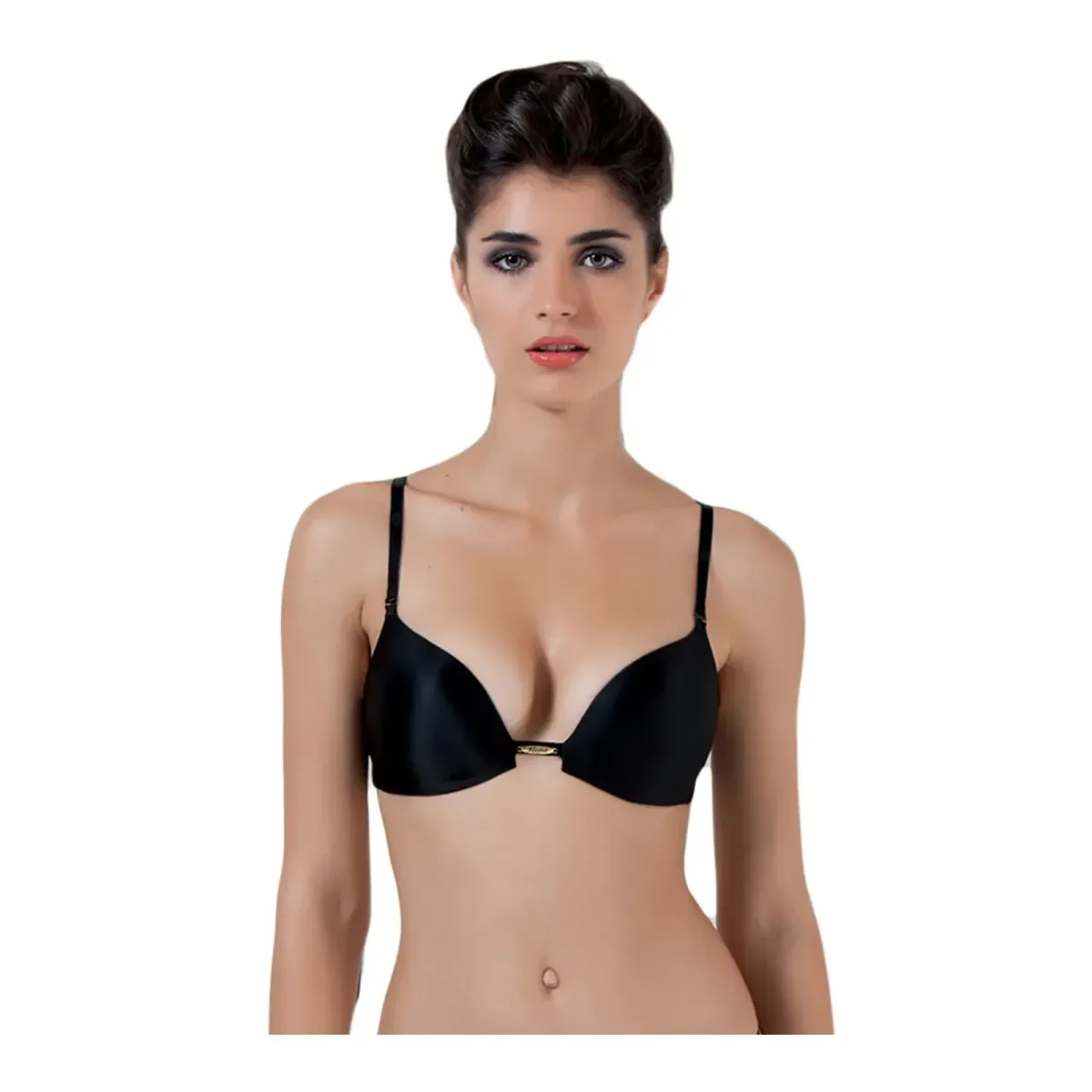 Φωτογραφία προϊόντος: Luna Γυναικείο Σουτιέν Basic Push Up Miracle, Χρώμα Μαύρο