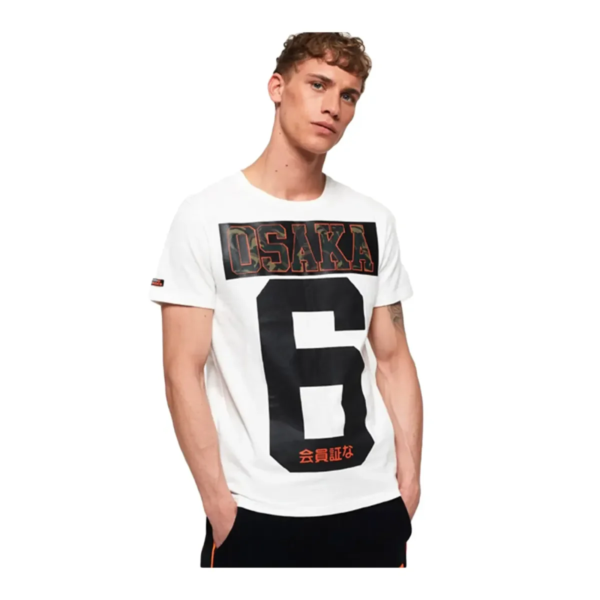 Φωτογραφία προϊόντος: Superdry Ανδρικό T-Shirt Osaka Tee, Χρώμα Optic