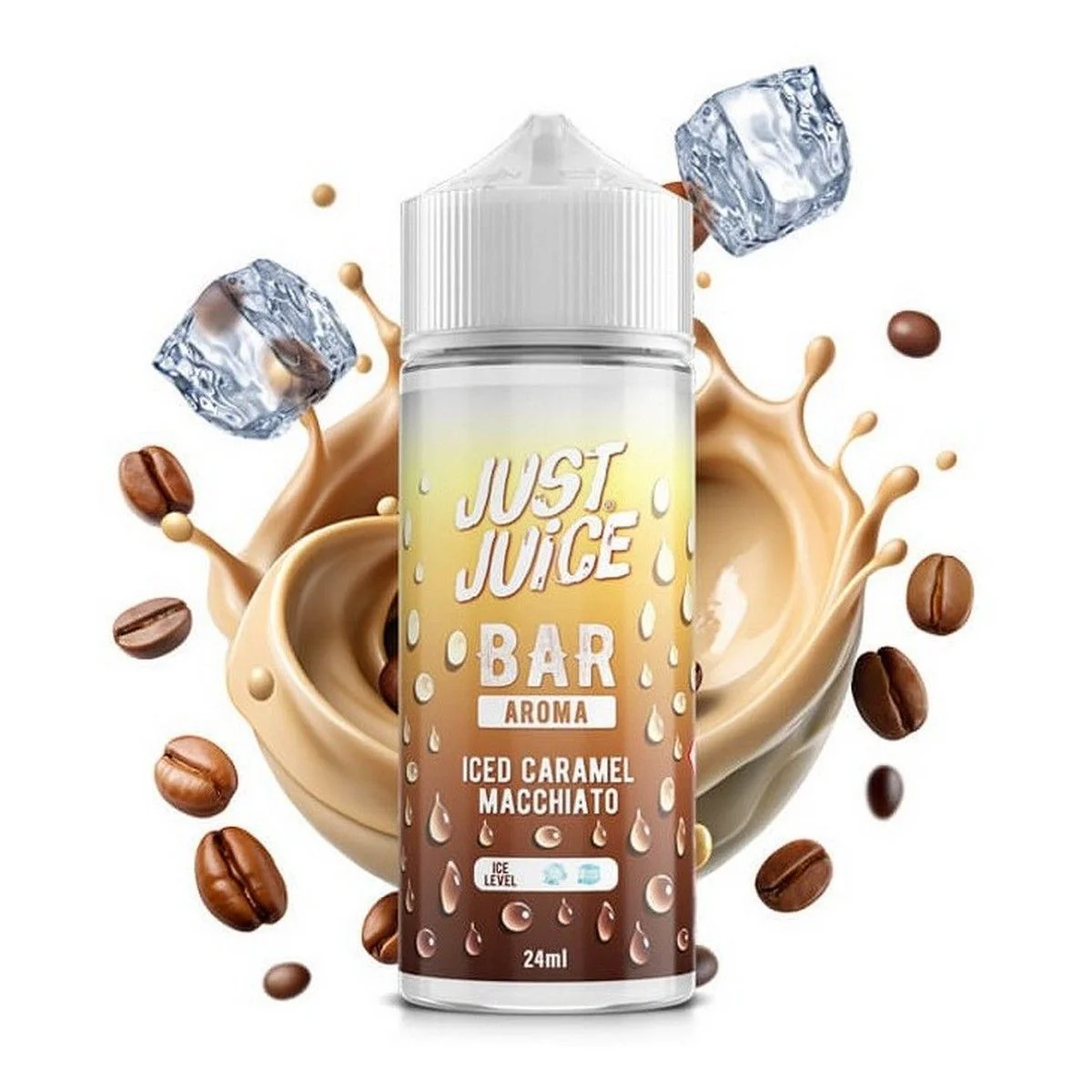 Φωτογραφία προϊόντος: Just Juice Bar Aroma Flavour Shot Iced Caramel Macchiato 24ml/120ml