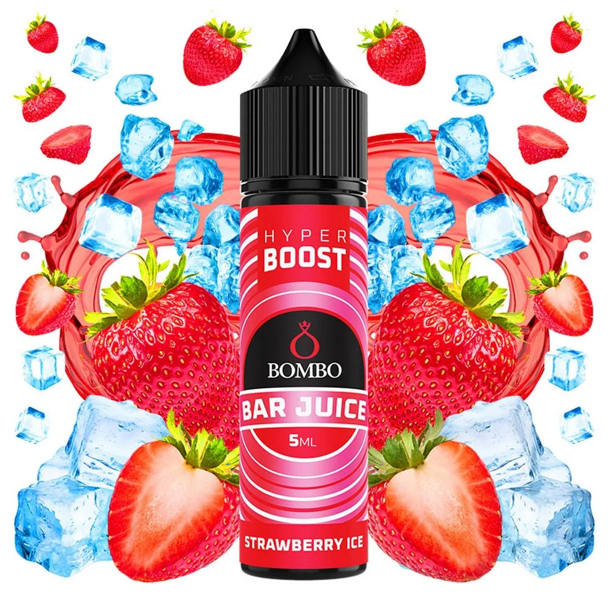 Φωτογραφία προϊόντος: Bombo Bar Juice Hyper Boost Flavor Shot Strawberry Ice 5ml/60ml