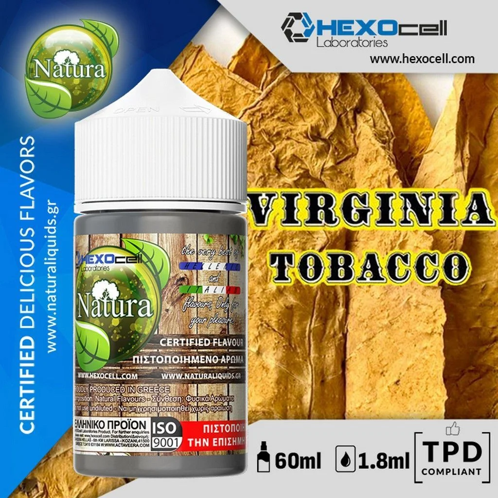 Φωτογραφία προϊόντος: Natura Hypermix Ultra Flavorshot Virginia 1.8ml/60ml