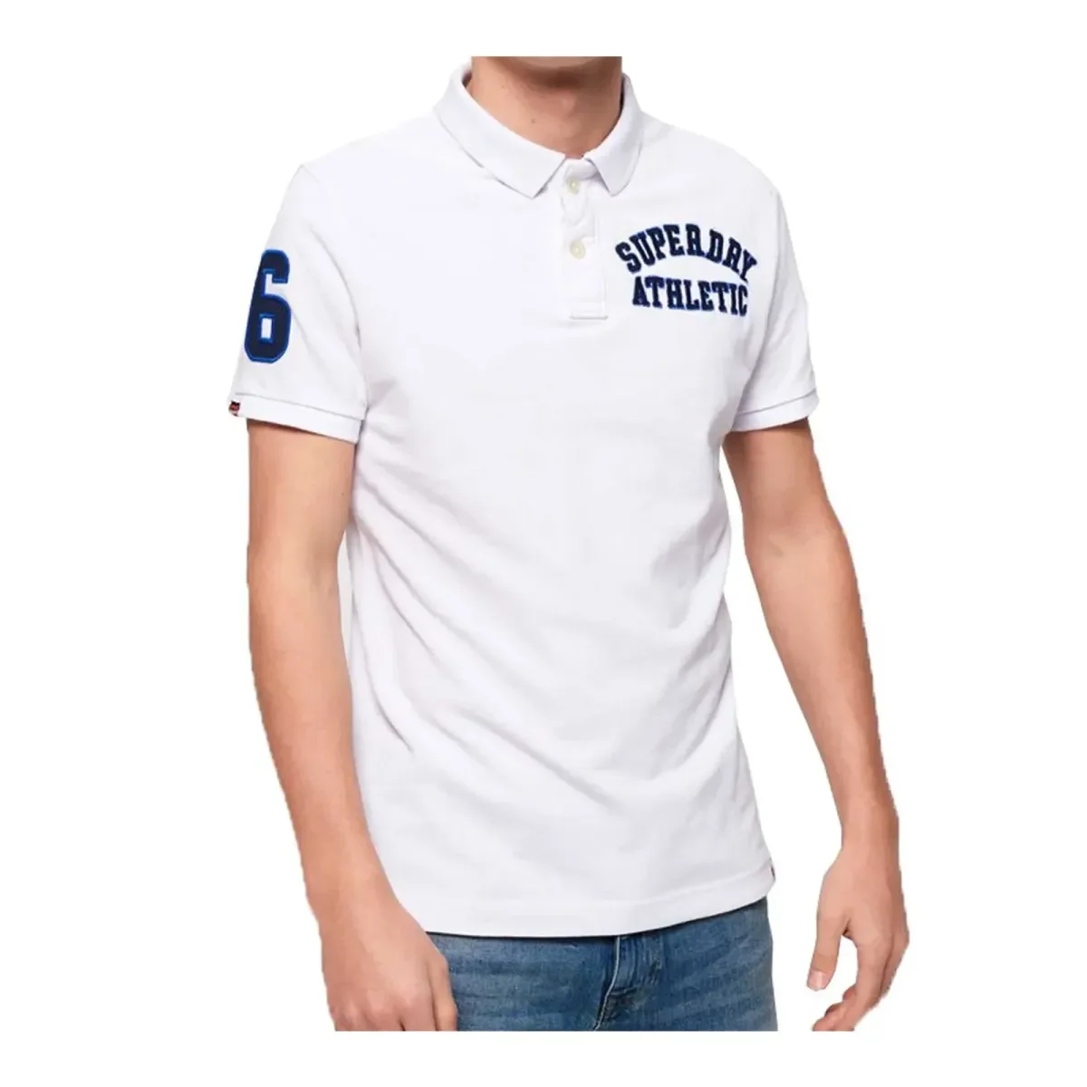 Φωτογραφία προϊόντος: Superdry Ανδρικό T-Shirt Classic Superstate Pique Polo, Χρώμα Optic