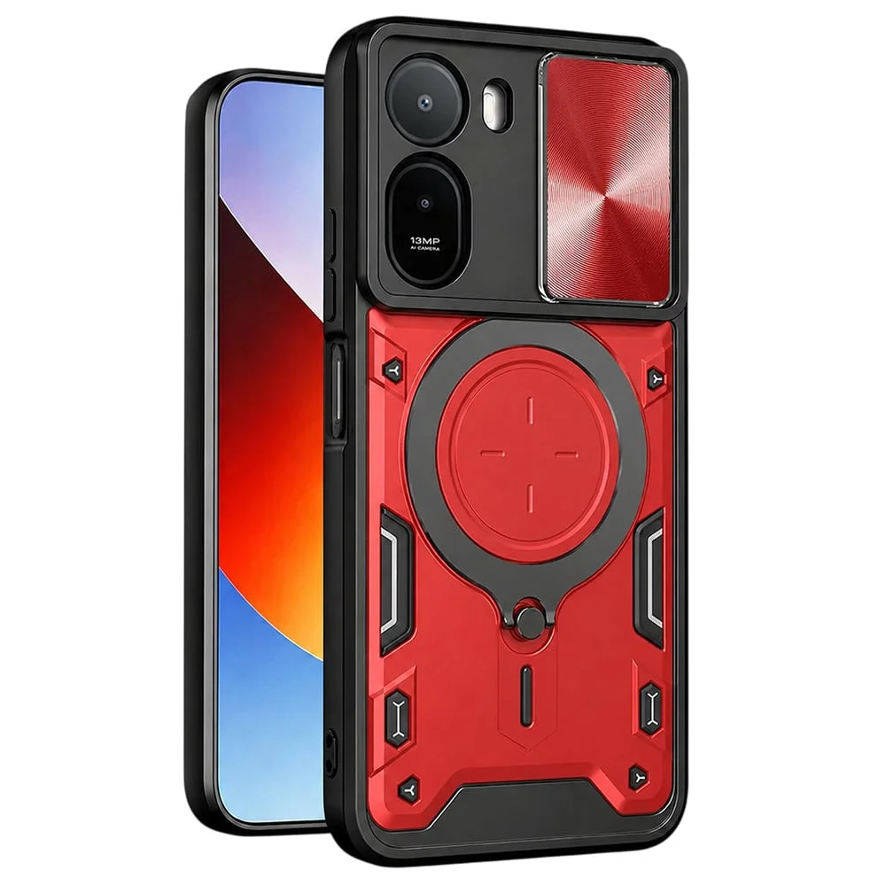 Φωτογραφία προϊόντος: Techsuit CamGuard Pro - θήκη για Xiaomi Redmi A7 Pro 4G - Κόκκινο