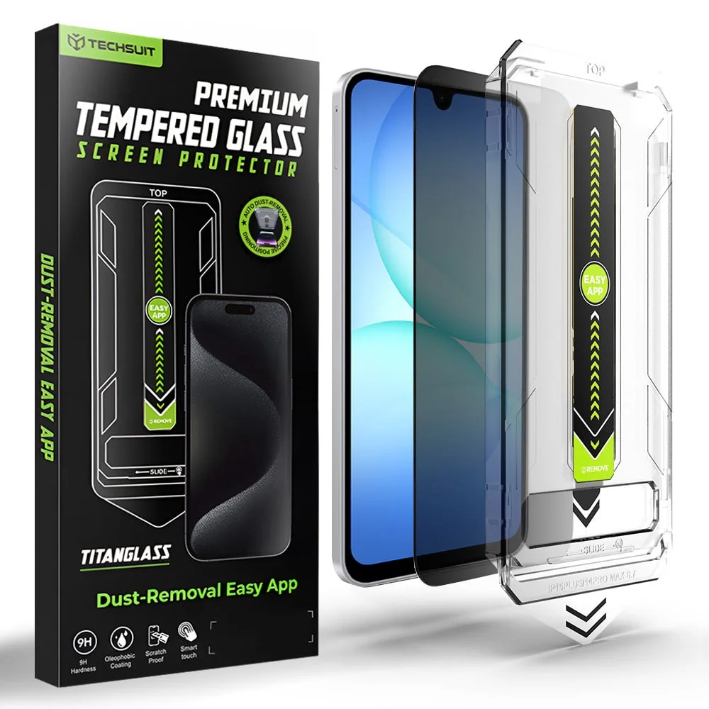 Φωτογραφία προϊόντος: Techsuit - [Συμβατό με ξεκλείδωμα με δακτυλικό αποτύπωμα] TitanGlass CrystalHD - Samsung Galaxy A16 4G / A16 5G / A17 4G / A17 5G - Απόρρητο