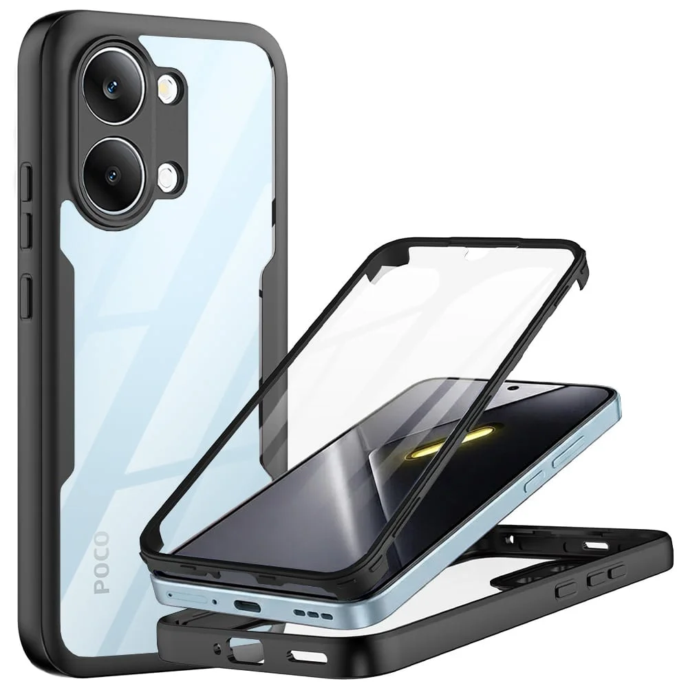 Φωτογραφία προϊόντος: Techsuit ColorVerse 360 Series - θήκη για Xiaomi Poco X8 Pro Max - Μαύρο