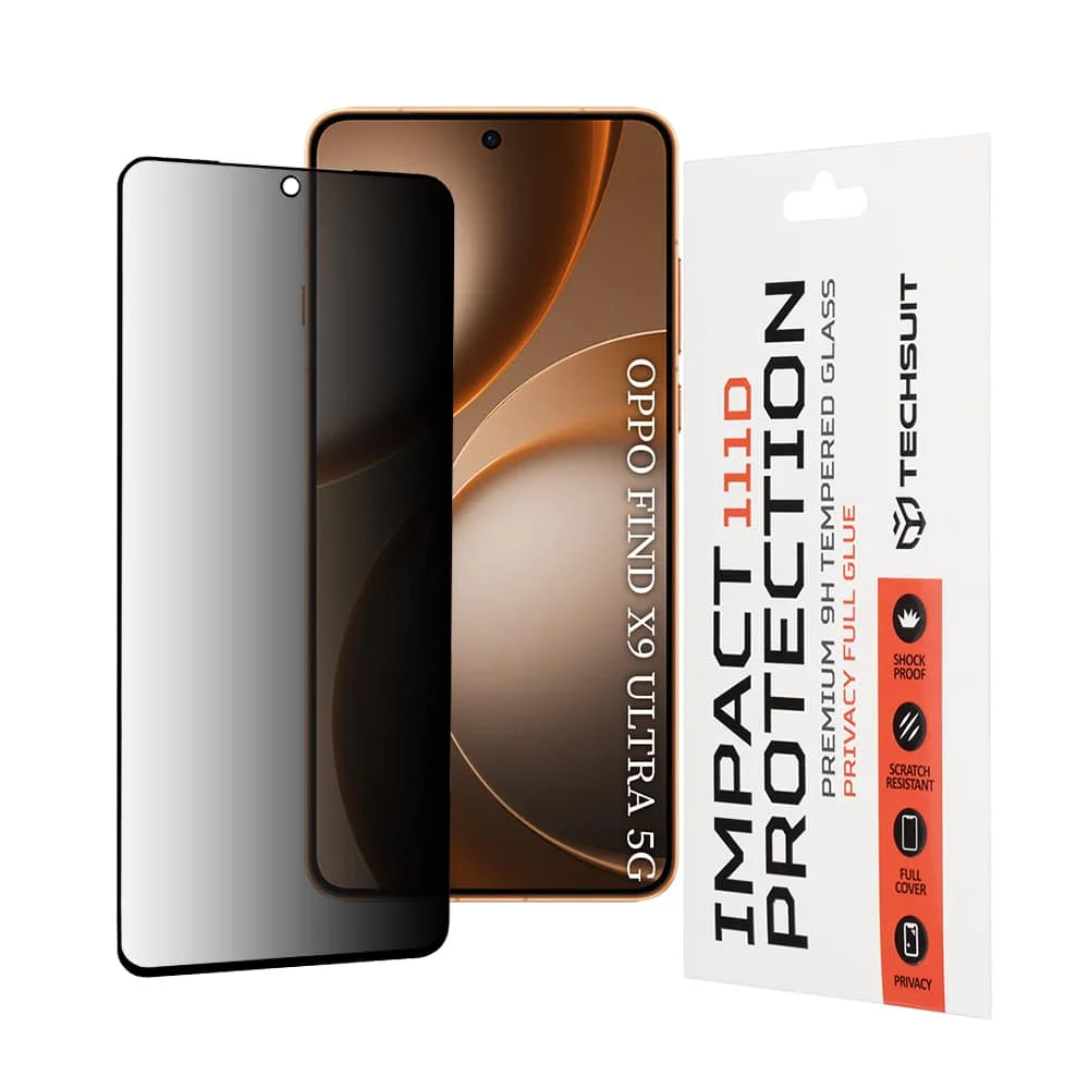 Φωτογραφία προϊόντος: Techsuit - 111D Privacy Full Glue - Oppo Find X9 Ultra - Μαύρο