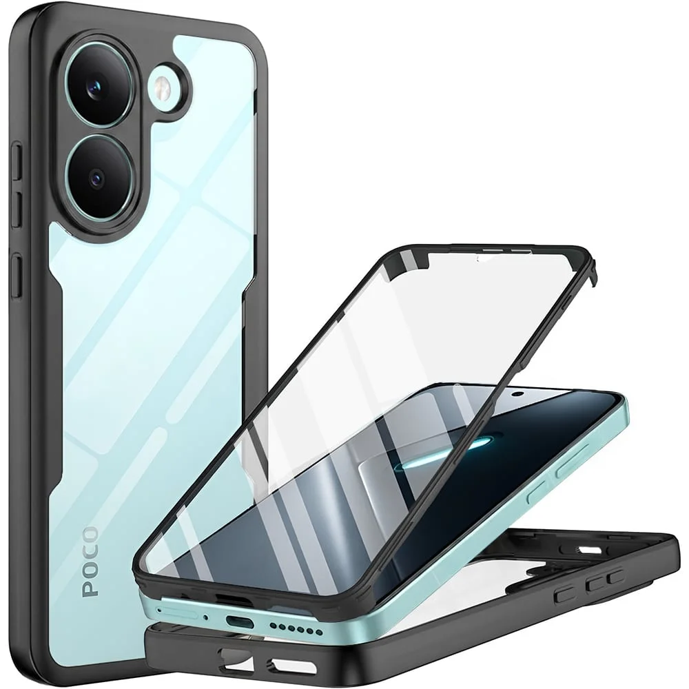 Φωτογραφία προϊόντος: Techsuit ColorVerse 360 Series - θήκη για Xiaomi Poco X8 Pro - Διάφανο