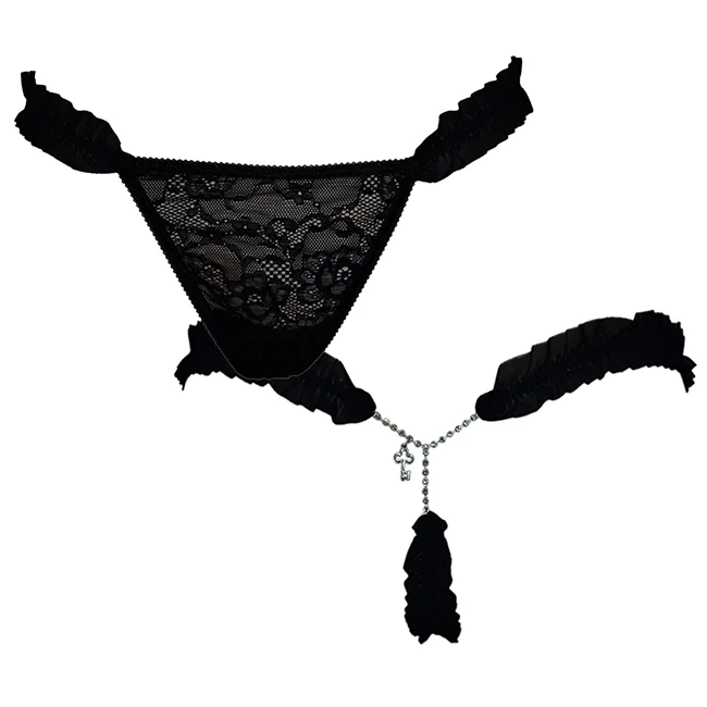 Φωτογραφία προϊόντος: Εσώρουχο Sexy Elite Strass Key Μαύρο 2758