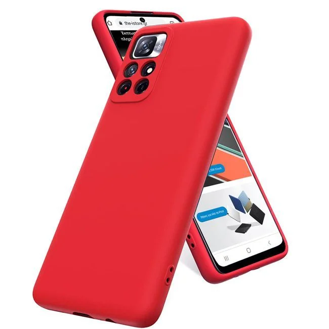 Φωτογραφία προϊόντος: Rubber Silk Case Red Xiaomi Redmi Note 11 Pro 4G/5G