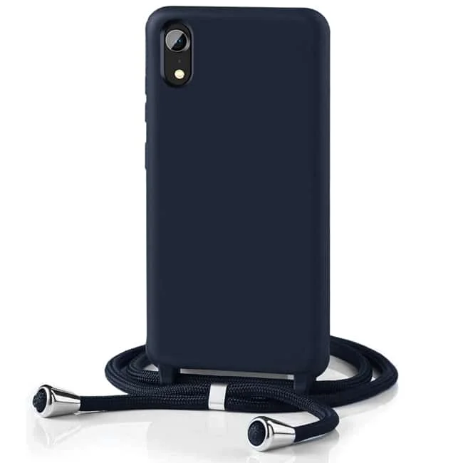 Φωτογραφία προϊόντος: Θήκη Orso Soft TPU Κορδόνι Blue iPhone XR