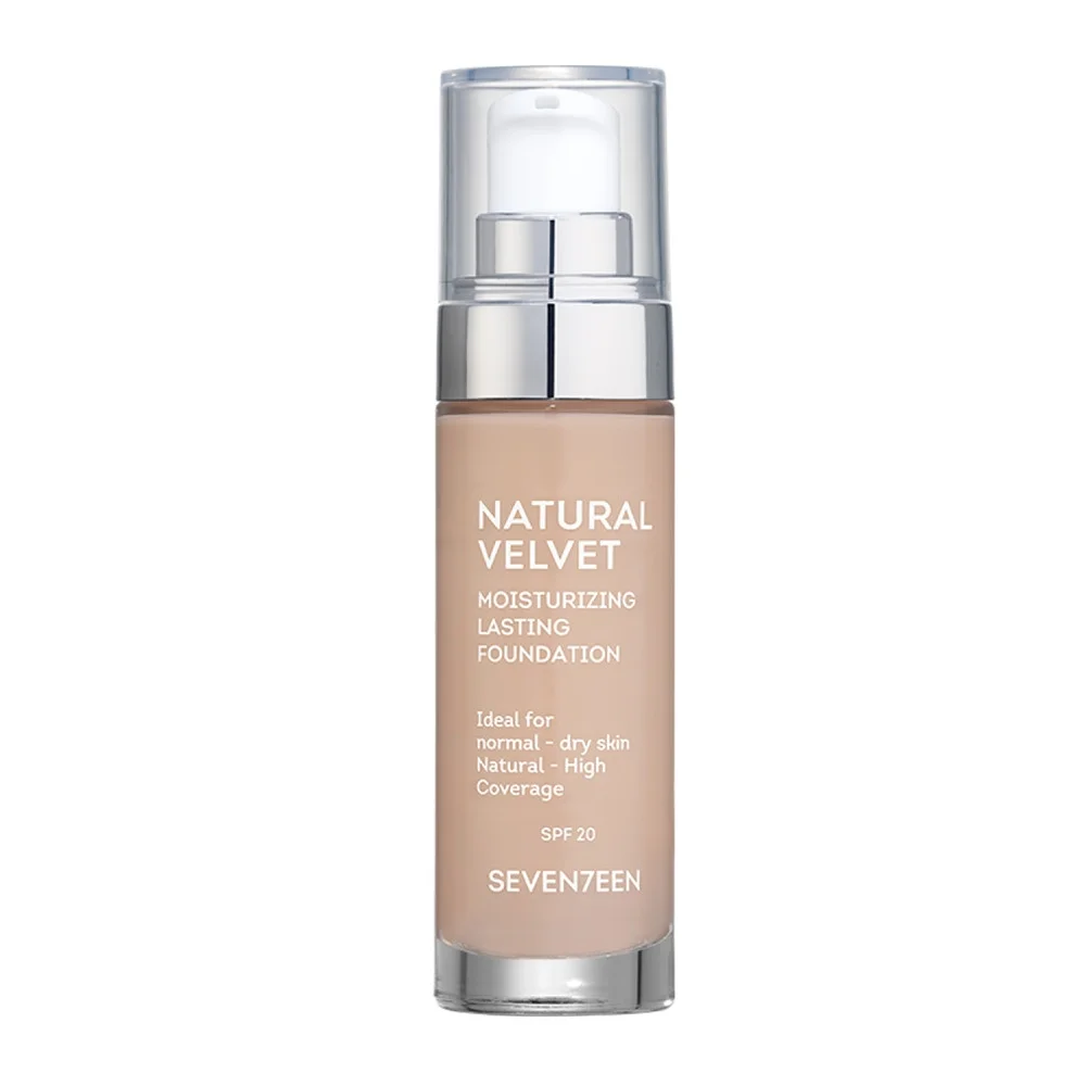 Φωτογραφία προϊόντος: Seventeen Natural Velvet Longlasting Matte Foundation SPF20+ 35ml | 70 Light Camel