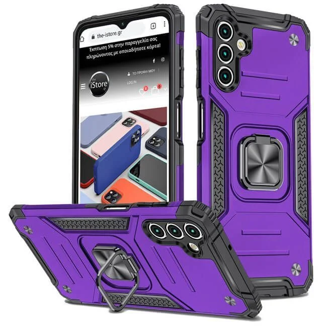 Φωτογραφία προϊόντος: Θήκη Armor Ringstand Case Purple Samsung Galaxy A34