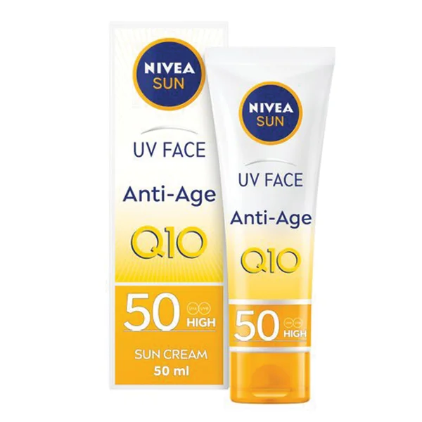 Φωτογραφία προϊόντος: Nivea Sun Anti-Age Q10 Αντηλιακή Κρέμα SPF50+ 50ml