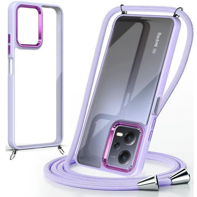 Φωτογραφία προϊόντος: Θήκη Orso Shield Κορδόνι Clear Violet Poco X5 Pro 5G