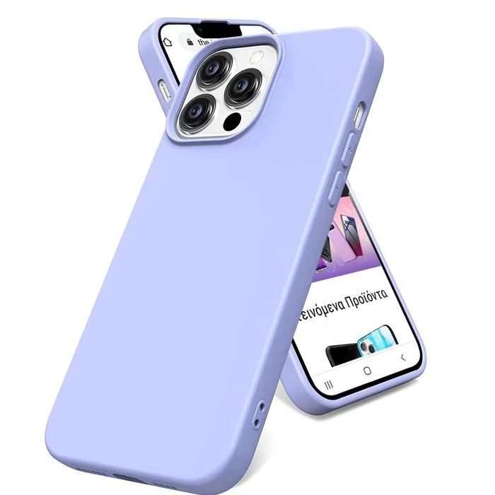 Φωτογραφία προϊόντος: Premium Liquid Silicone Case Violet iPhone 13
