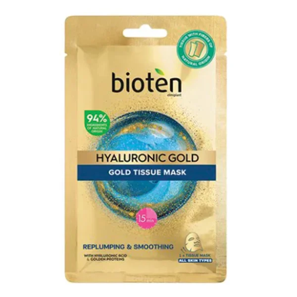 Φωτογραφία προϊόντος: Bioten Hyaluronic Gold Tissue Mask 25ml