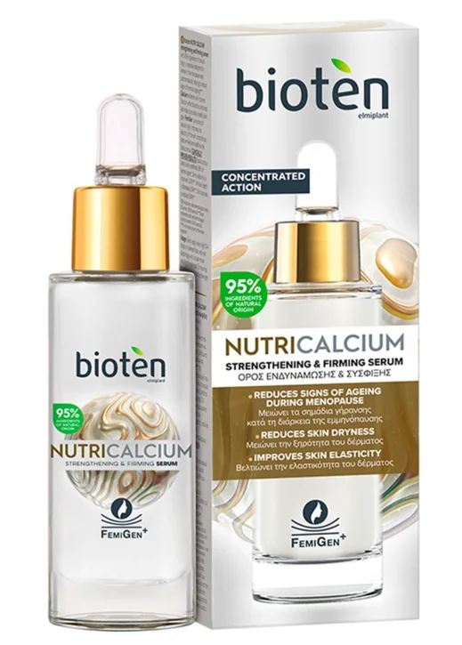 Φωτογραφία προϊόντος: Bioten Nutricalcium Ορός Ενδυνάμωσης & Αναπλήρωσης ΕλαStickότητας 30ml