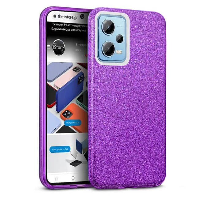 Φωτογραφία προϊόντος: Θήκη Hybrid Strass Violet Xiaomi Redmi Note 12 5G