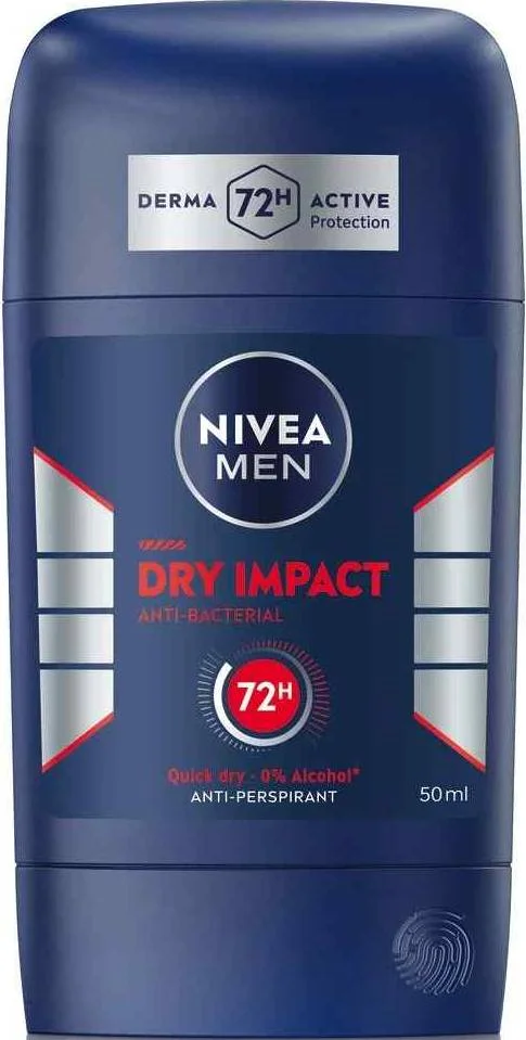 Φωτογραφία προϊόντος: Nivea Men Dry Impact Stick Ανδρικό Αποσμητικό 50ml