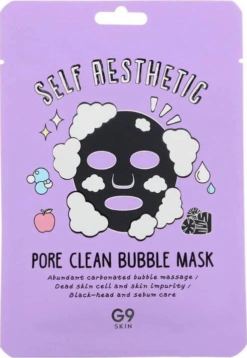 Φωτογραφία προϊόντος: G9 Skin Self Aesthetic Pore Clean Bubble Mask Μάσκα Προσώπου Με Φυσαλίδες 23ml