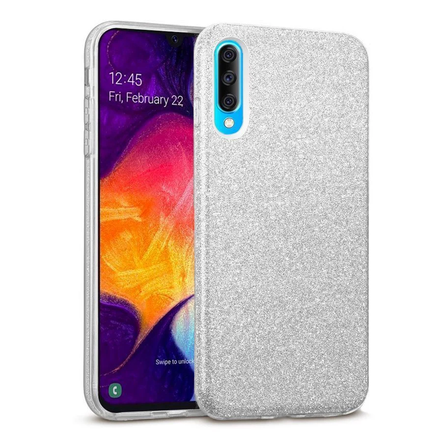 Φωτογραφία προϊόντος: Hybrid Strass Full Silver Case Galaxy A50