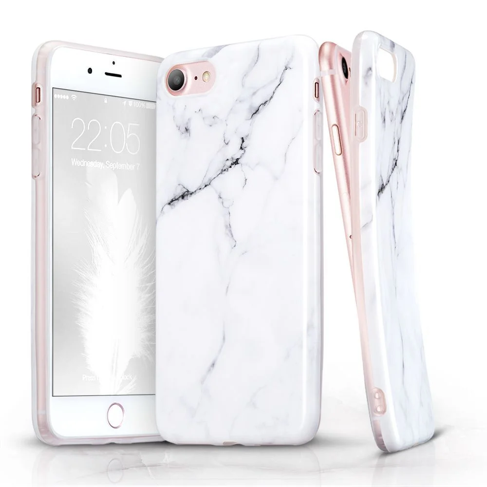 Φωτογραφία προϊόντος: ESR iPhone 7/8/SE Soft Marble White Sierra (4894240054611)