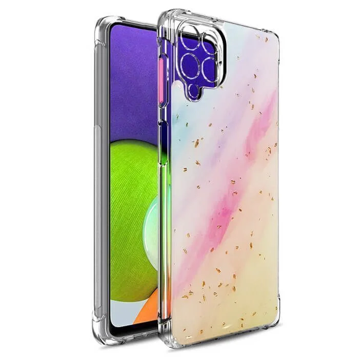 Φωτογραφία προϊόντος: Royal Marble Silicone Case Sunny Pink Samsung Galaxy M32