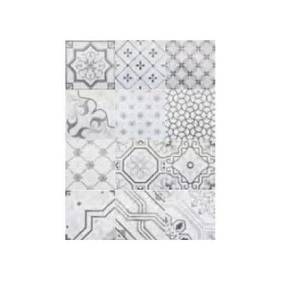 Φωτογραφία προϊόντος: [:el]Πλακάκι Antic Gris Decor Mix 15*15[:en]Tile Antic Gris Decor Mix 15*15[:]