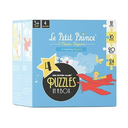 Φωτογραφία προϊόντος: Dodo 4-1 PUZZLE LITTLE PRINCE IS EXPLORING (4 παζλ) 12, 16, 20, 24τμχ - Ο ΜΙΚΡΟΣ ΠΡΙΓΚΗΠΑΣ ΕΞΕΡΕΥΝΑ LP300125