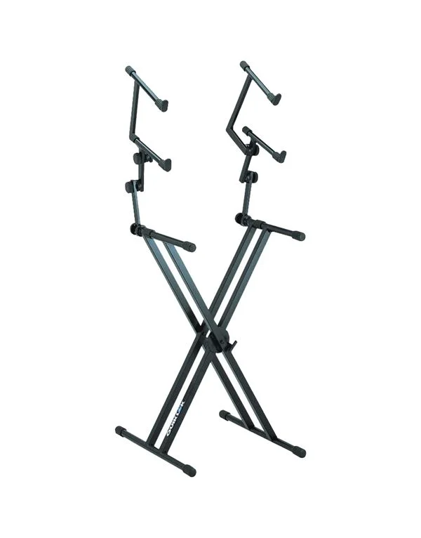 Φωτογραφία προϊόντος: QUIKLOK QL-623 Βάση Αρμονίου - Keyboard - Πλήκτρων Tριπλή Μαύρη