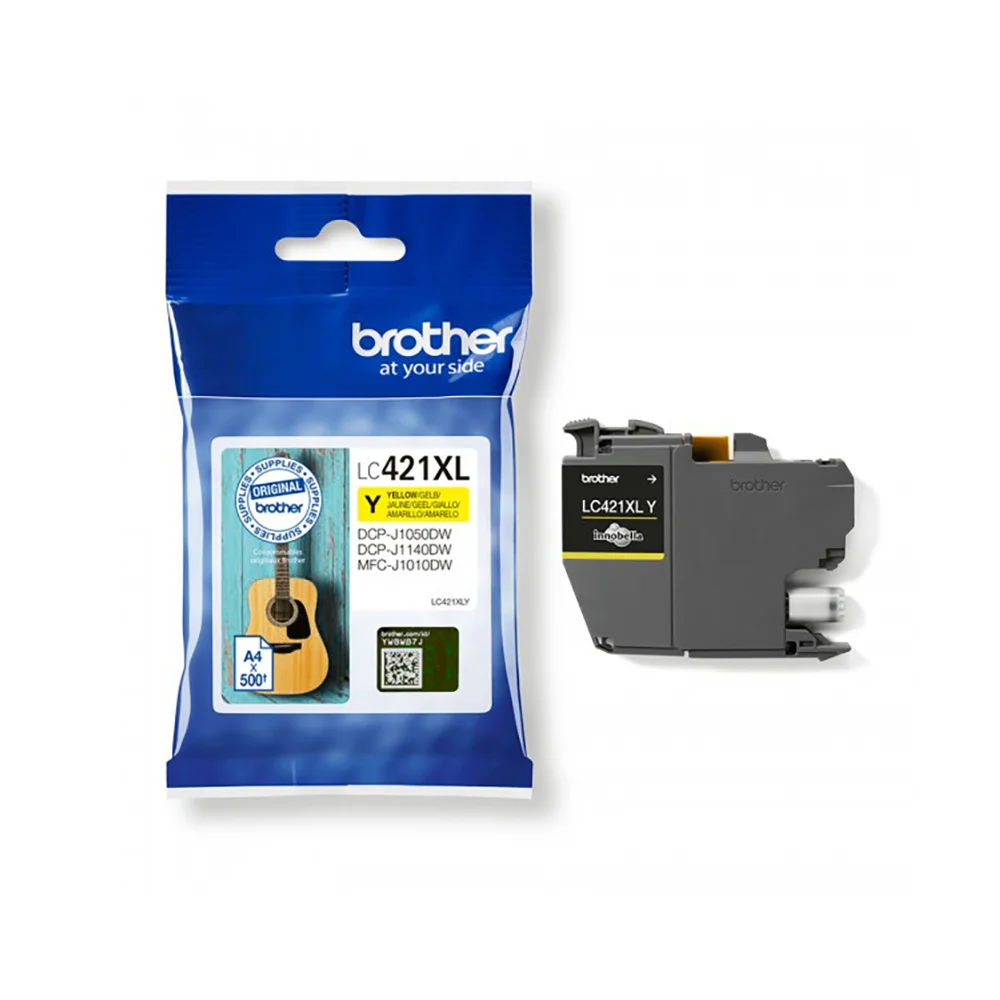Φωτογραφία προϊόντος: Brother Μελάνι Inkjet LC421 XLYellow (LC421XLY) (BRO-LC-421XLY)