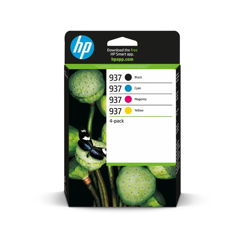 Φωτογραφία προϊόντος: HEWLETT PACKARD HP Μελάνι Inkjet No.937 CMYK 4-Pack (6C400NE) (HP6C400NE)