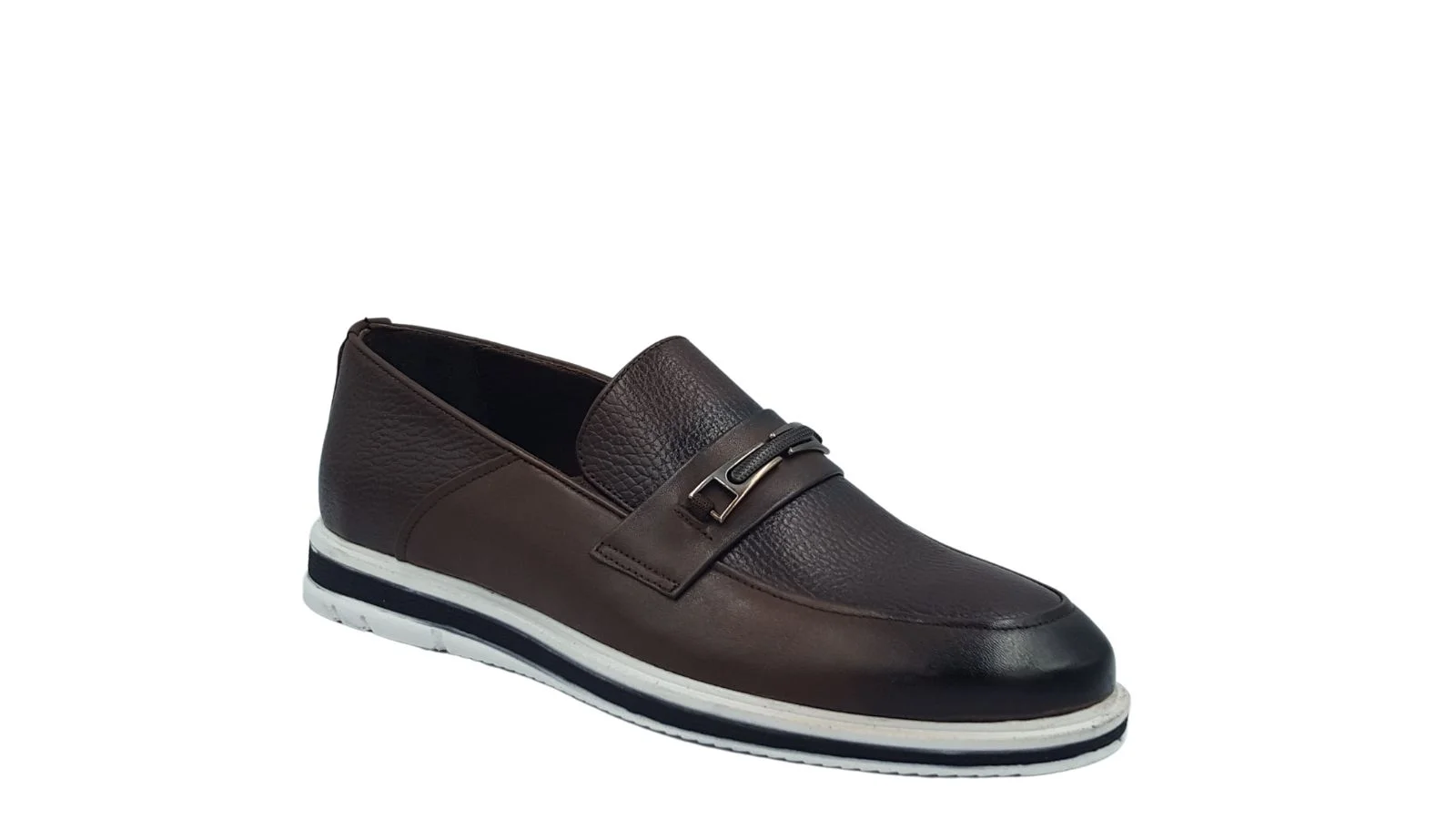 Φωτογραφία προϊόντος: Leder Shoes Ανδρικά Δερμάτινα Sneakers - 7545 - Καφέ