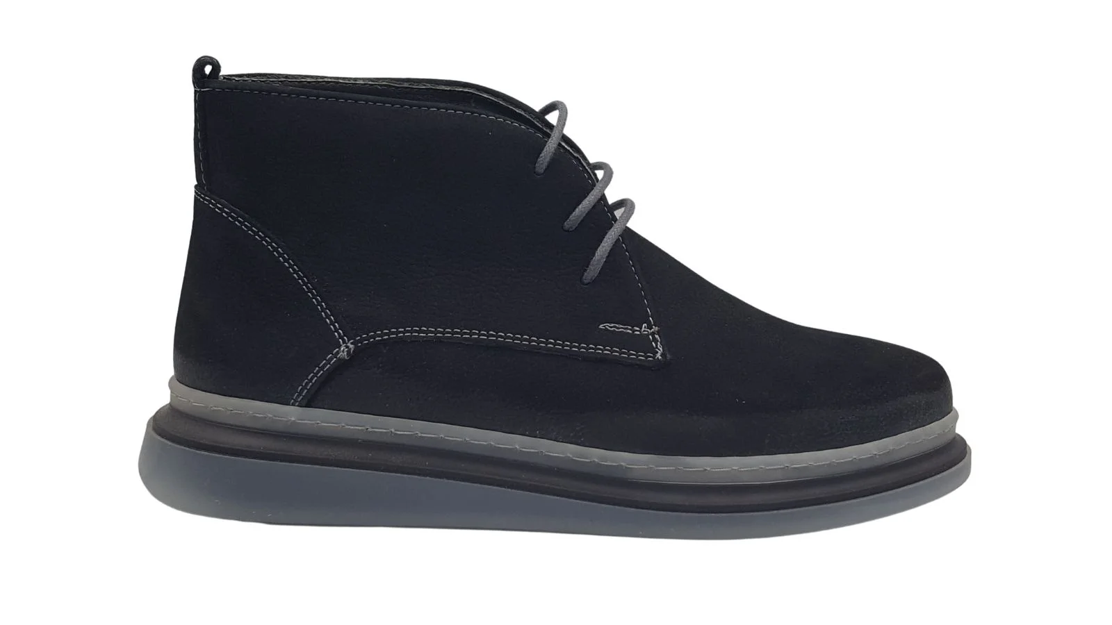 Φωτογραφία προϊόντος: Leder Shoes Ανδρικά Δερμάτινα Μποτάκια - 8917 - Μαύρο