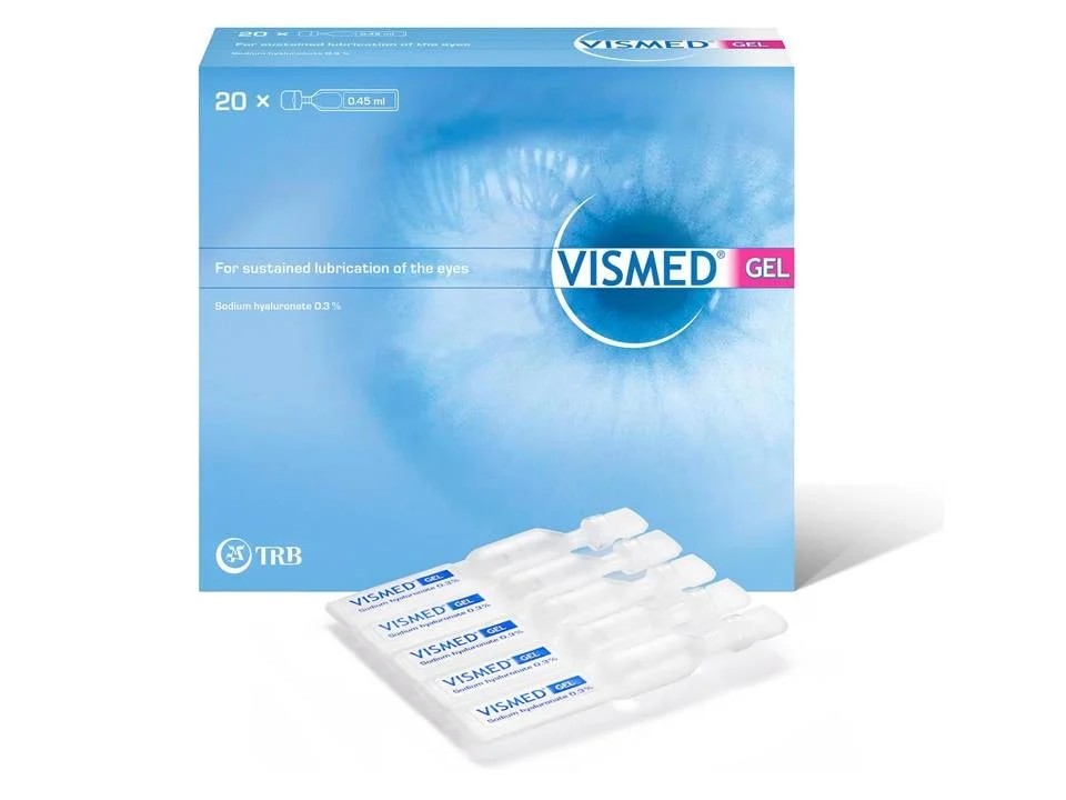 Φωτογραφία προϊόντος: TRB CHEMEDICA Vismed Gel Λιπαντικό Οφθαλμικό Τζελ 0,30% Υαλουρονικό Νάτριο 20