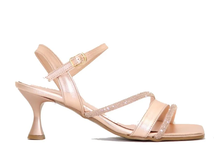 Φωτογραφία προϊόντος: Anteos Shoes 1121 Γυναικεία Πέδιλα από Συνθετικό Υλικό σε Χάλκινο χρώμα