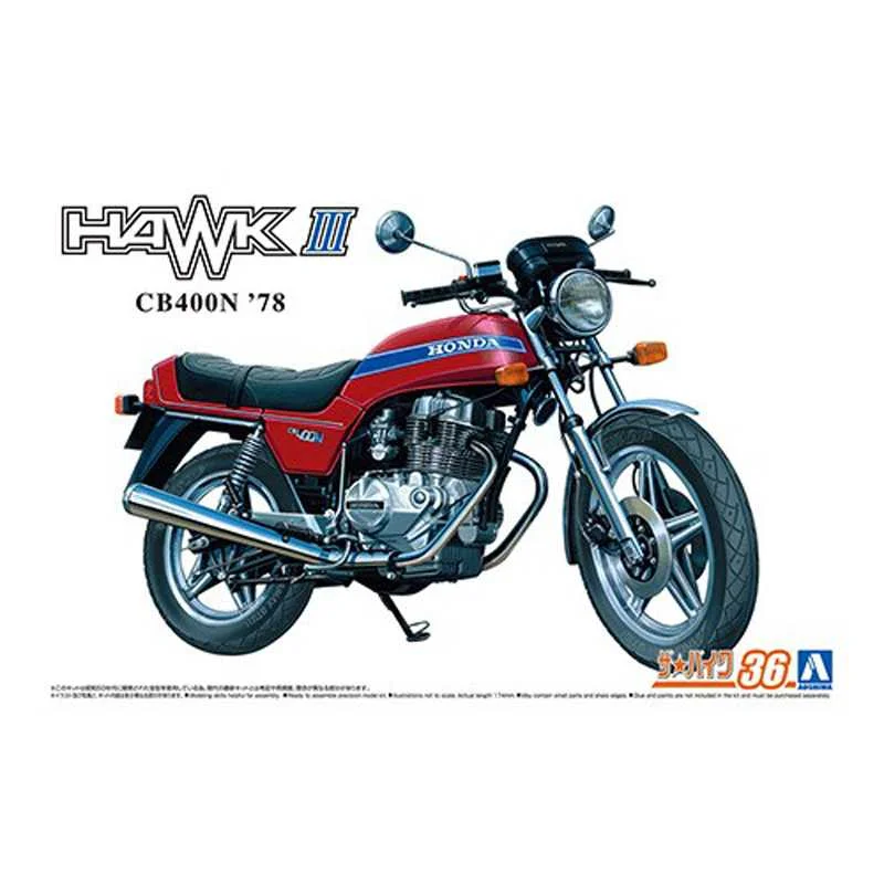 Φωτογραφία προϊόντος: Aoshima 6305 1:12 Honda CB400N Hawk-III 78 (AO06305) 26008