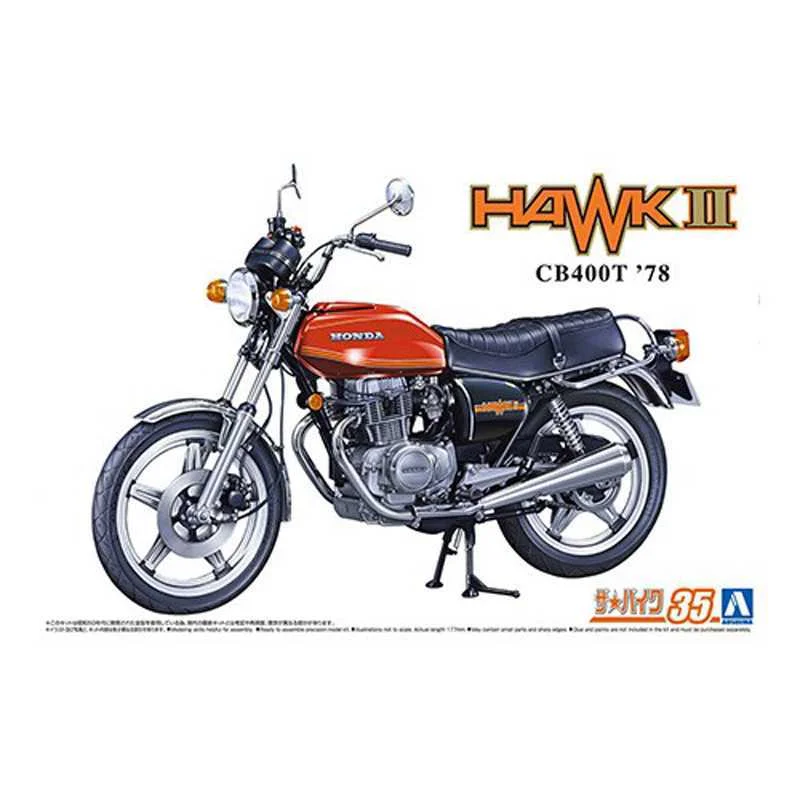 Φωτογραφία προϊόντος: Aoshima 6304 1:12 Honda CB400T Hawk-II 78 (AO06304) 26002